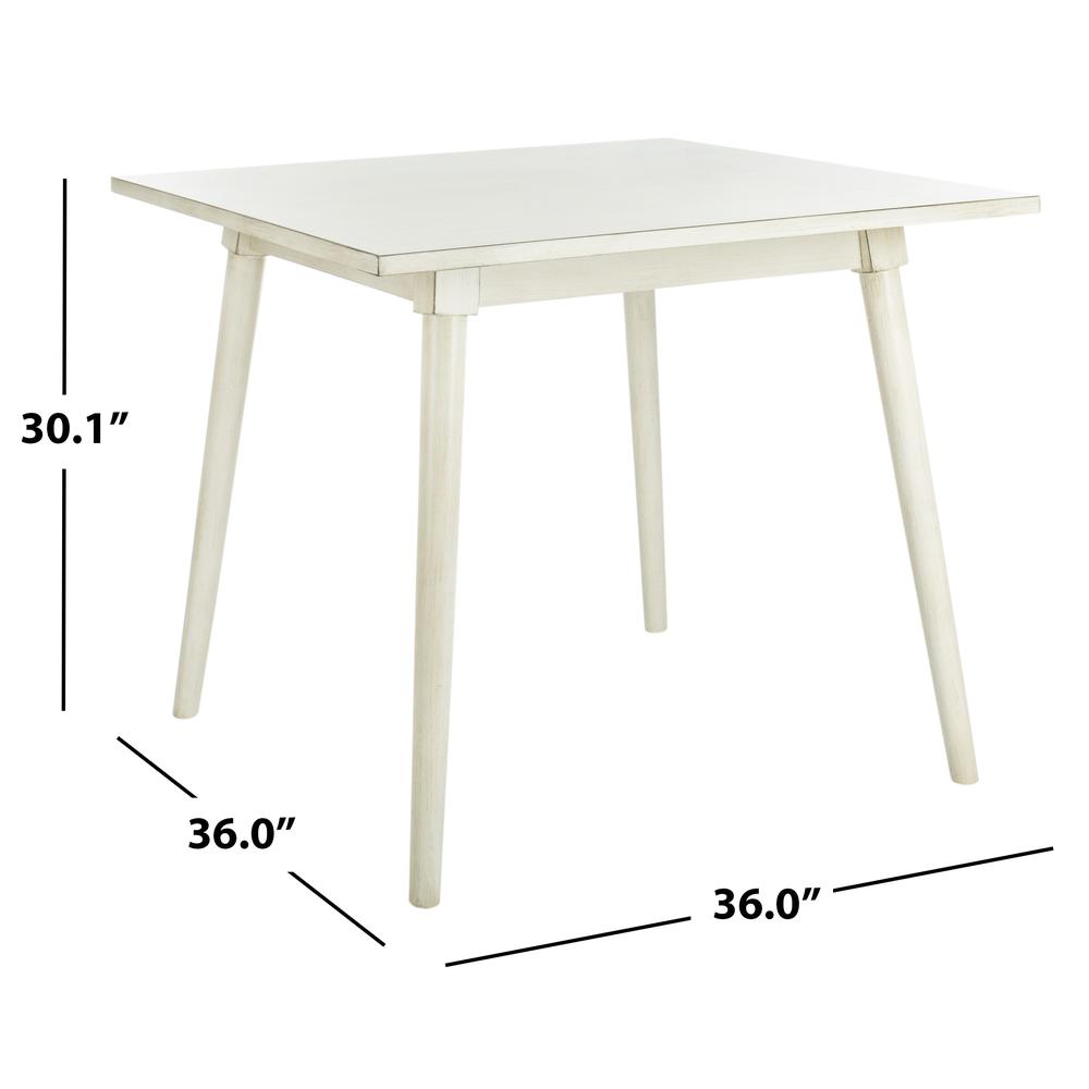 Simone Square Dining Table, White. Picture 9