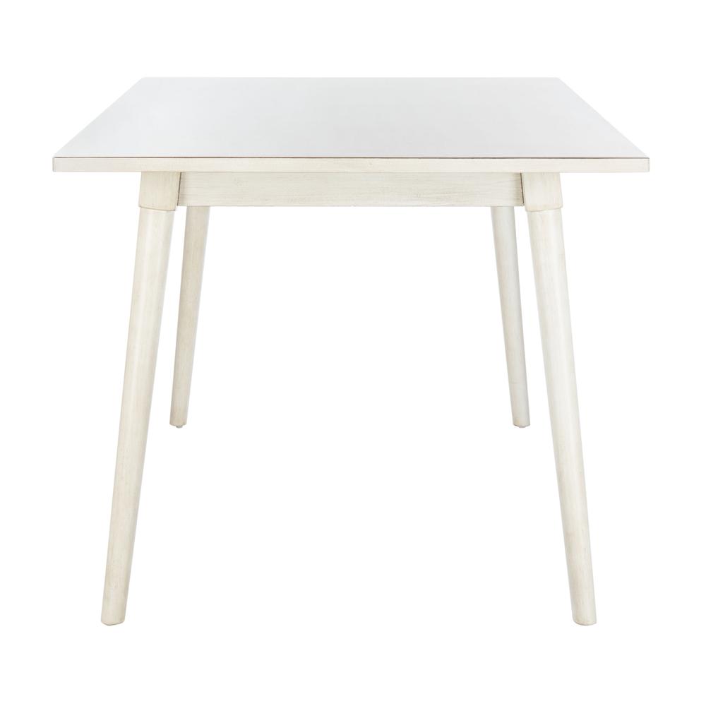 Tia Rectangle Dining Table, Antique White. Picture 7