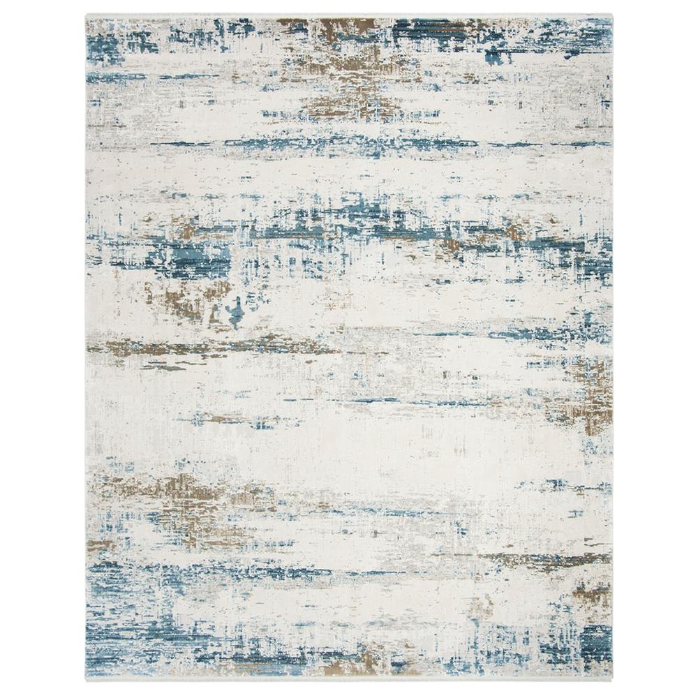 ECLIPSE 200, BEIGE / BLUE, 8' X 10', Area Rug. Picture 1