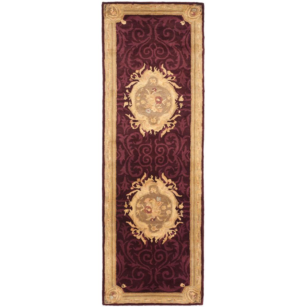 EMPIRE, DARK RED / DARK BEIG, 2'-6" X 8', Area Rug. Picture 1