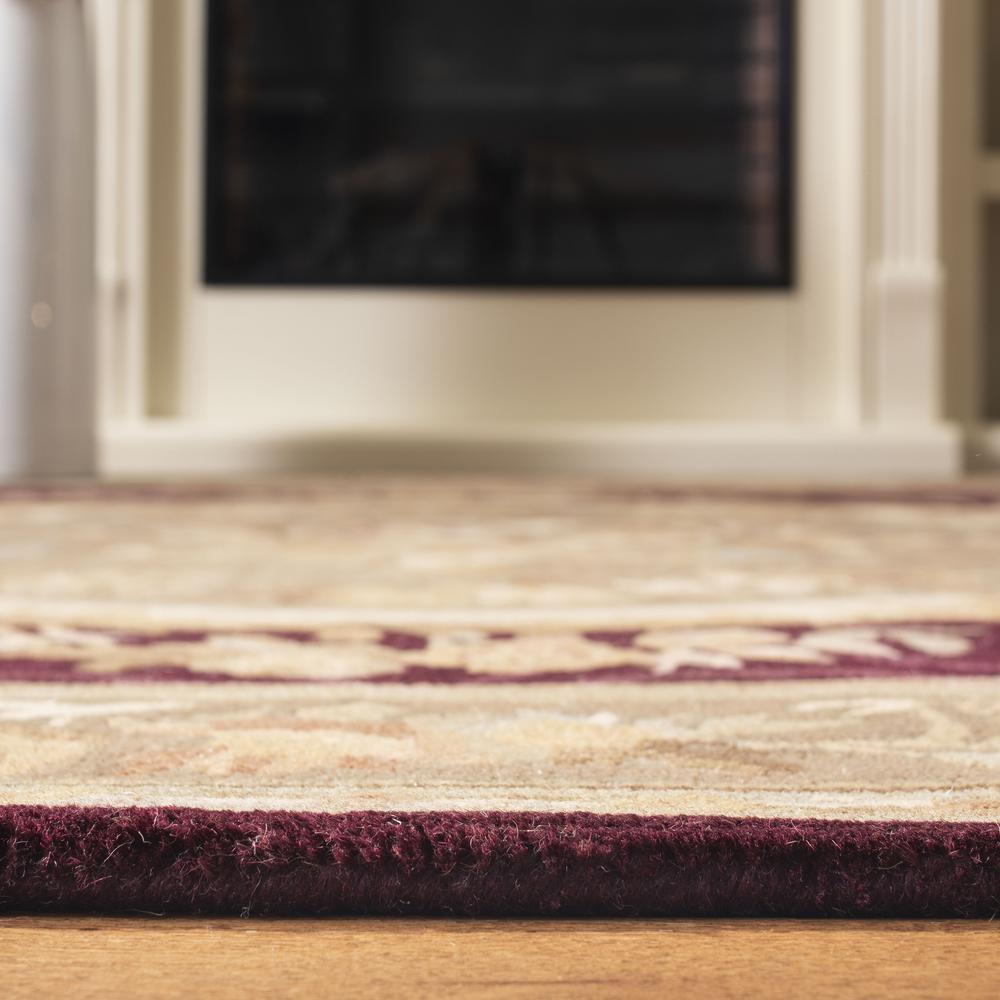 EMPIRE, DARK RED / DARK BEIG, 10' X 14', Area Rug. Picture 2