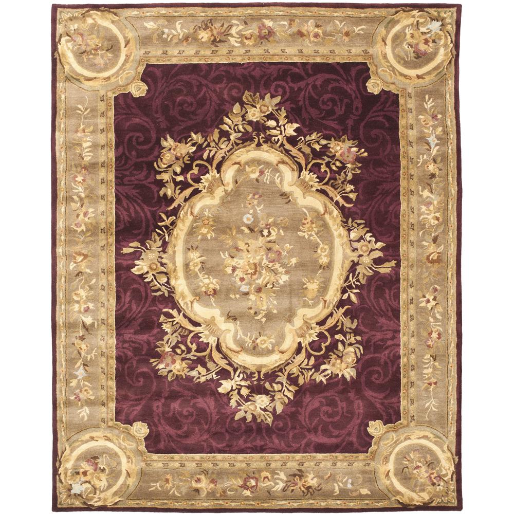 EMPIRE, DARK RED / DARK BEIG, 10' X 14', Area Rug. Picture 1