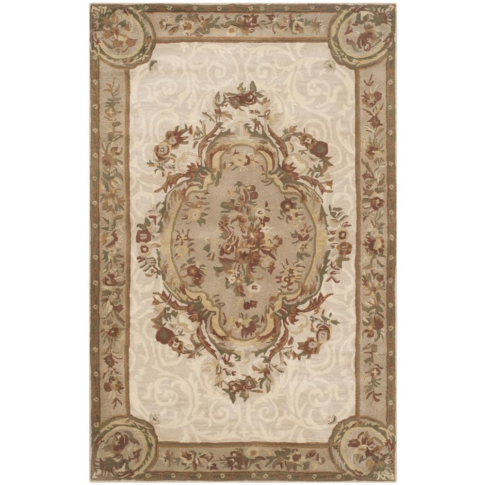 EMPIRE, IVORY / LIGHT GREY, 5' X 8', Area Rug. Picture 1