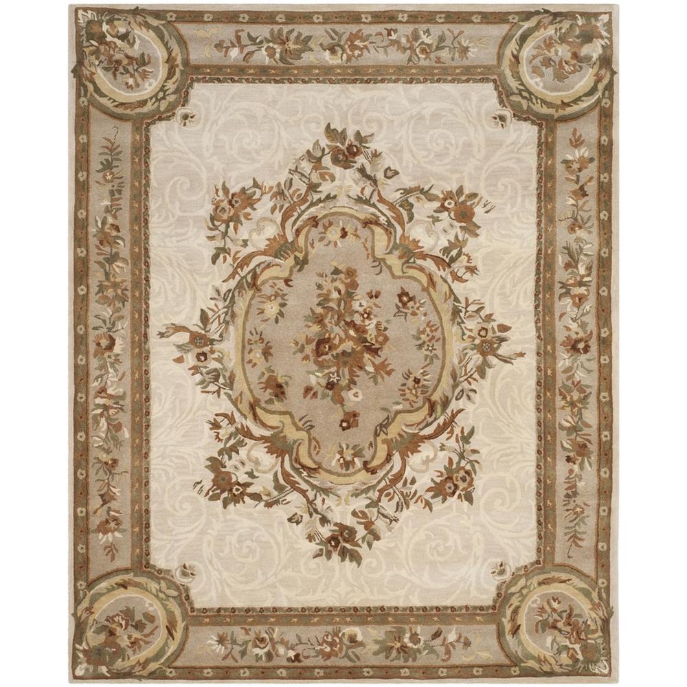 EMPIRE, IVORY / LIGHT GREY, 7'-6" X 9'-6", Area Rug. Picture 1