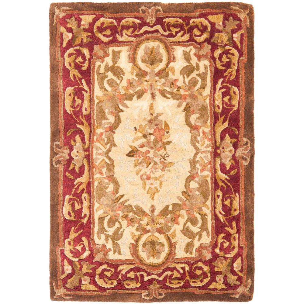 EMPIRE, LIGHT GOLD / RED, 2' X 3', Area Rug. Picture 1