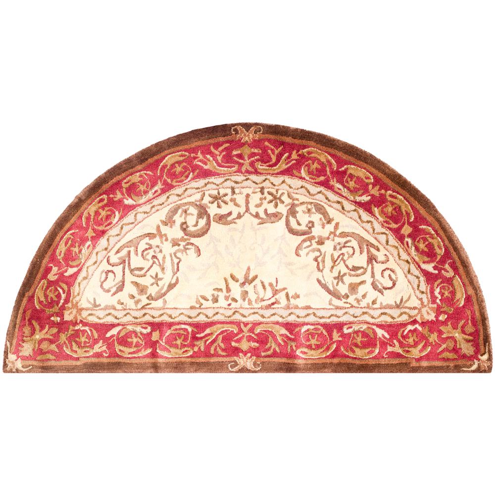 EMPIRE, LIGHT GOLD / RED, 2'-6" X 5', Area Rug. Picture 1