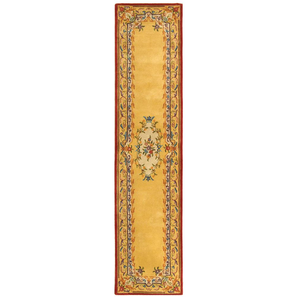 EMPIRE, GOLD / GOLD, 2'-6" X 10'-0", Area Rug. Picture 1