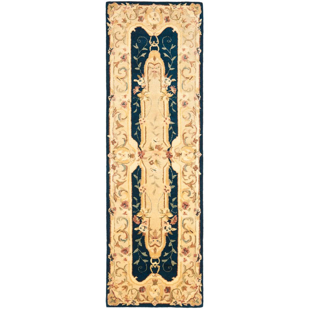 EMPIRE, NAVY / BEIGE, 2'-6" X 8', Area Rug. Picture 1