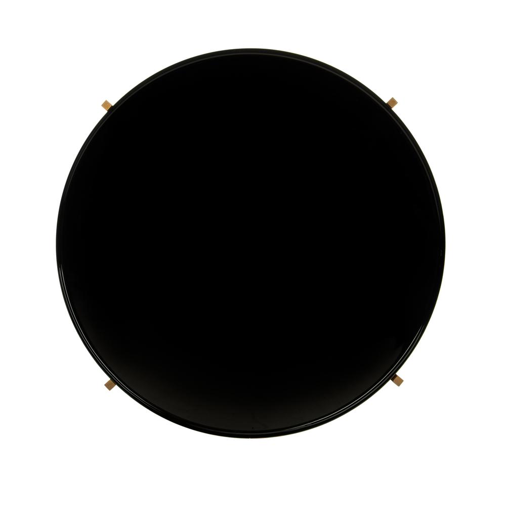 Tia Round 5 Tier Etagere, Black/Brass. Picture 6