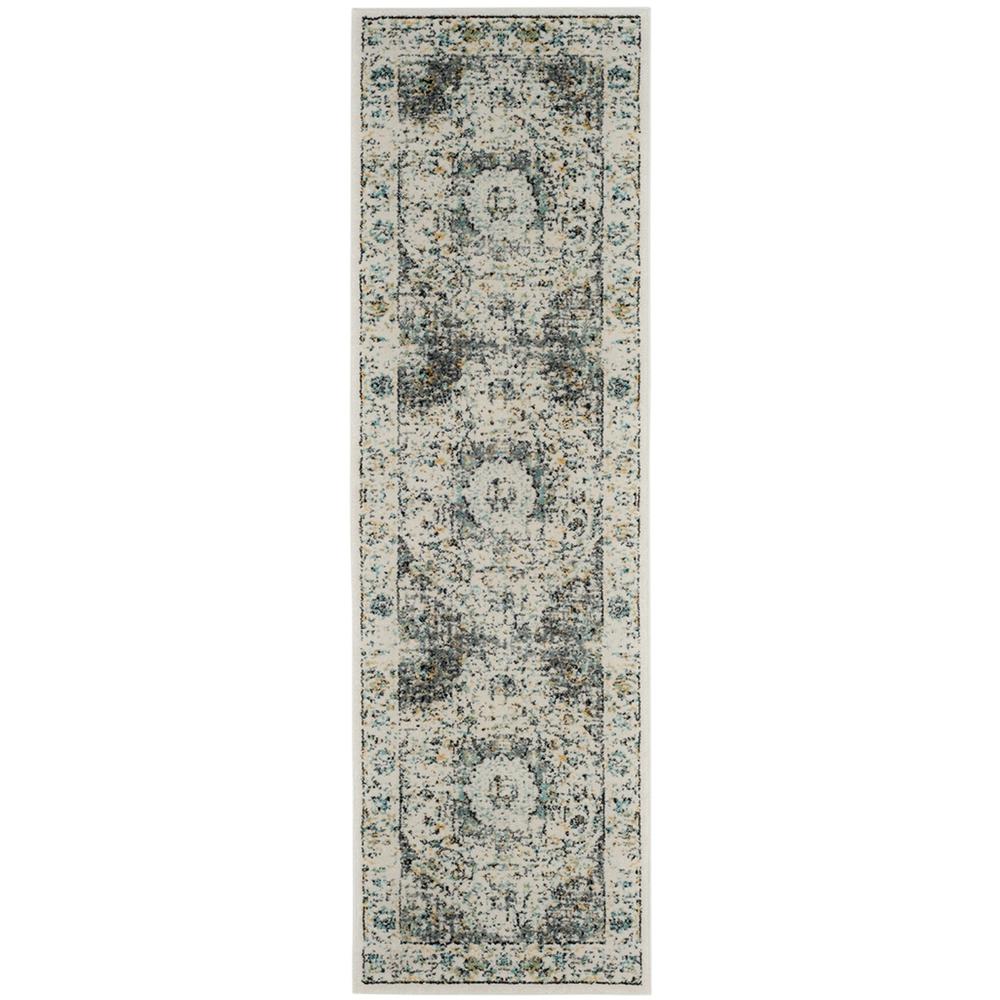 EVOKE, GREY / GOLD, 2'-2" X 11', Area Rug, EVK220B-211. Picture 1