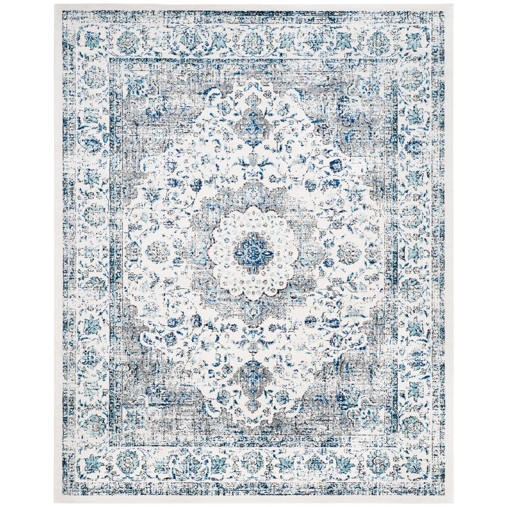 EVOKE, IVORY / GREY, 8' X 10', Area Rug, EVK220D-8. Picture 1
