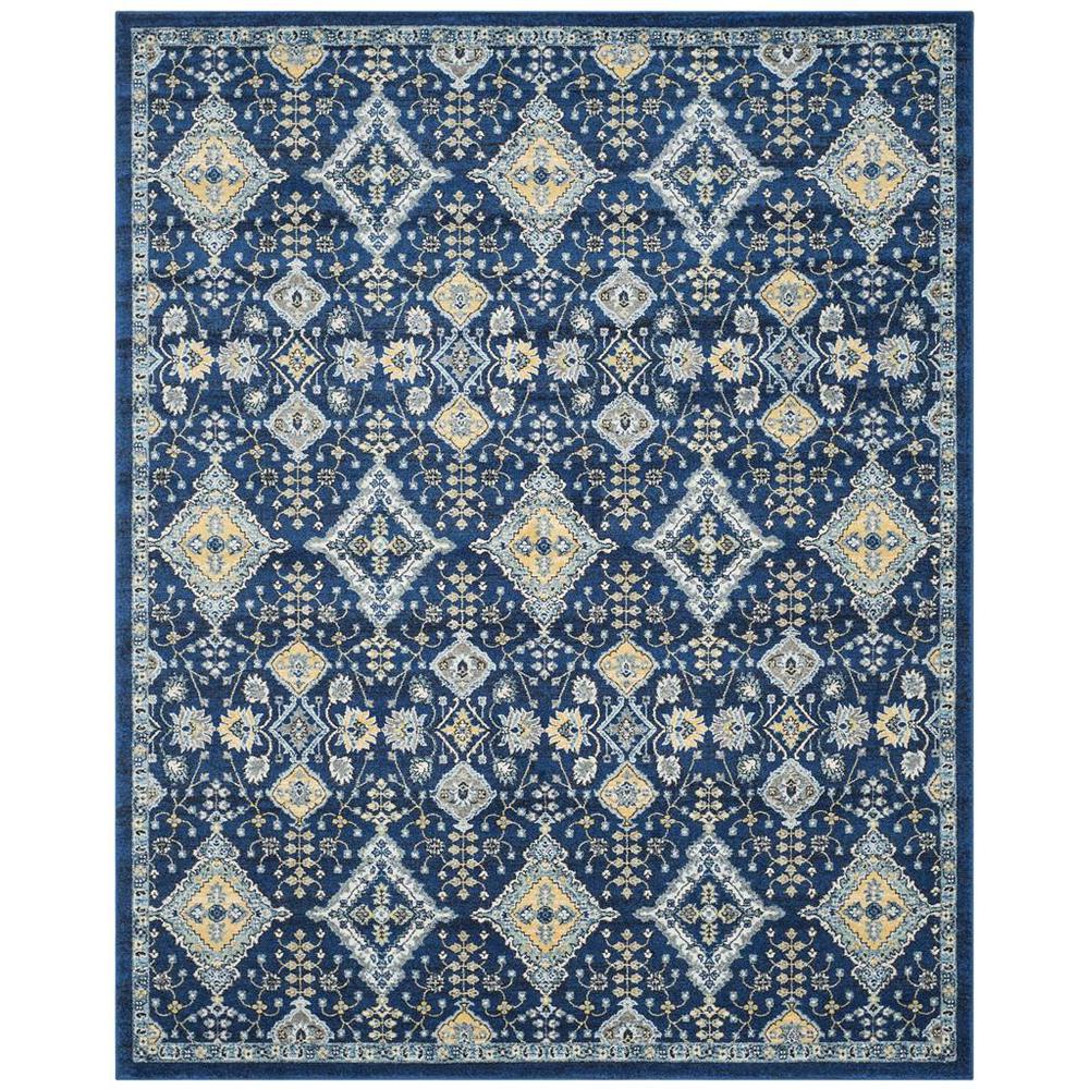 EVOKE, ROYAL / IVORY, 8' X 10', Area Rug, EVK224A-8. Picture 1