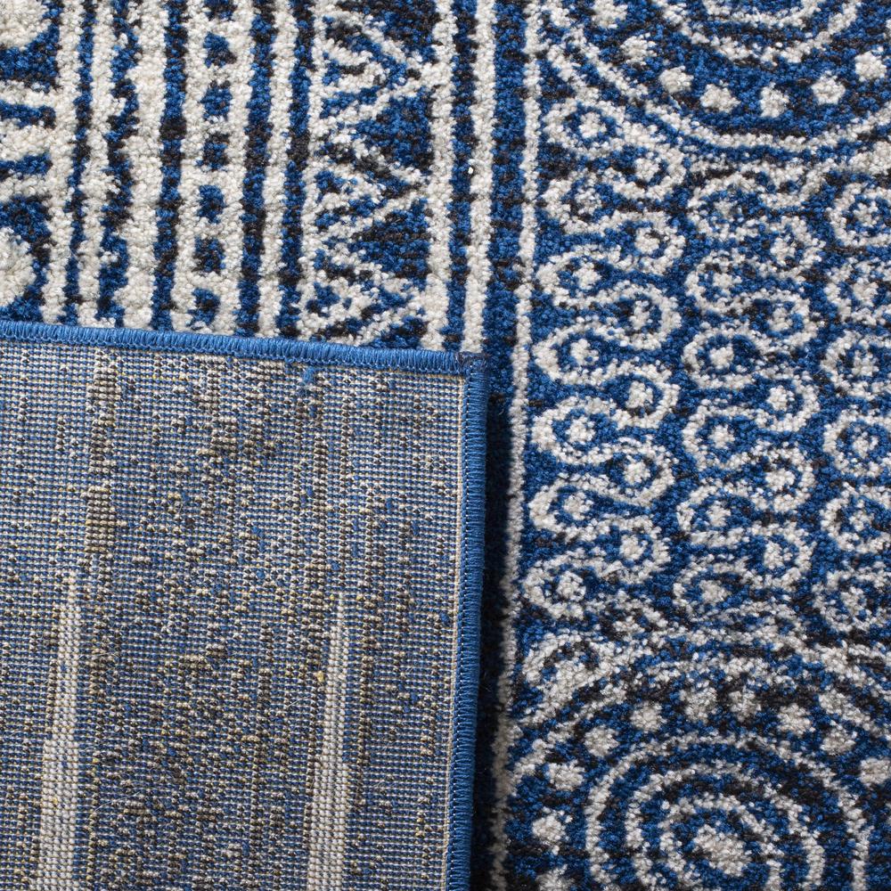 EVOKE, ROYAL / IVORY, 5'-1" X 7'-6", Area Rug, EVK226A-5. Picture 3