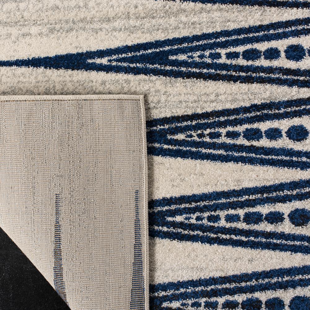 EVOKE, IVORY / BLUE, 8' X 10', Area Rug, EVK226C-8. Picture 1