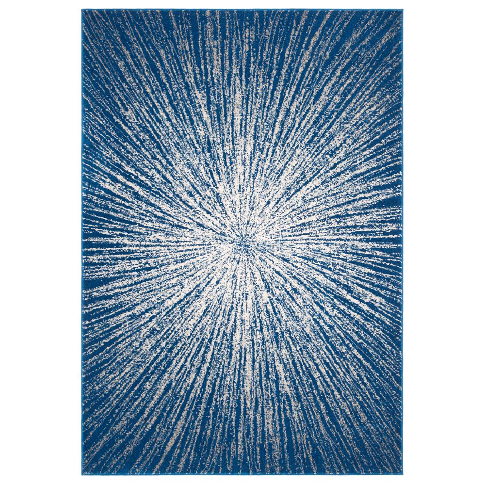 EVOKE, NAVY / IVORY, 4' X 6', Area Rug, EVK228N-4. Picture 1