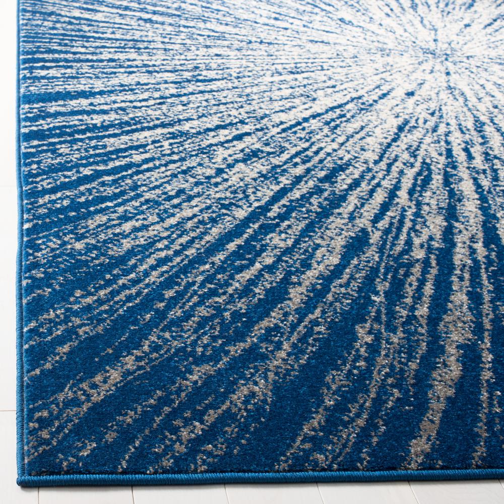 EVOKE, NAVY / IVORY, 5'-1" X 7'-6", Area Rug, EVK228N-5. Picture 3