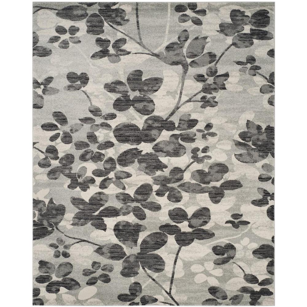 EVOKE, GREY / BLACK, 8' X 10', Area Rug. Picture 1