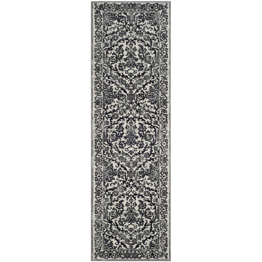 EVOKE, IVORY / GREY, 2'-2" X 7', Area Rug, EVK242D-27. Picture 1