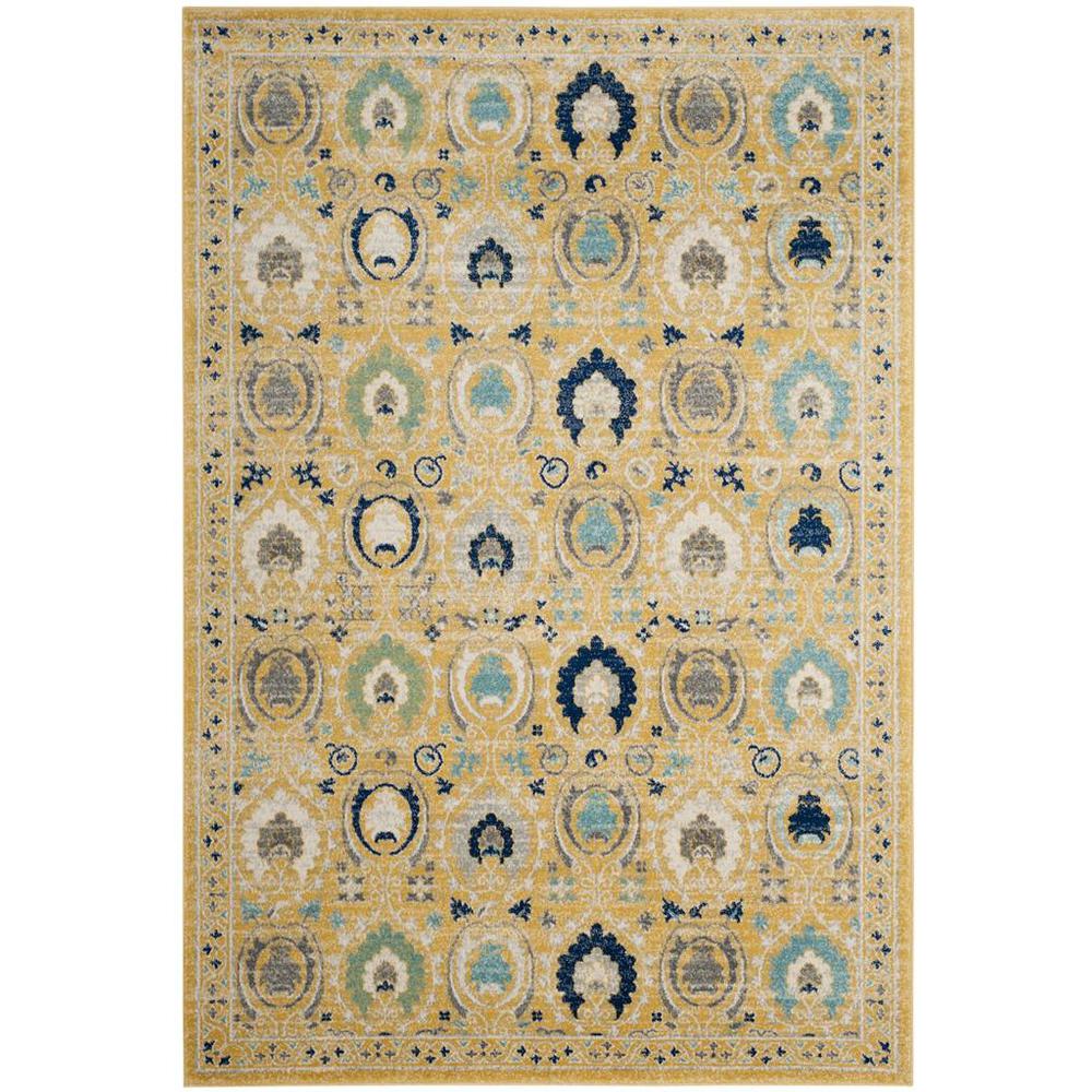 EVOKE, GOLD / IVORY, 10' X 14', Area Rug, EVK251B-10. Picture 1