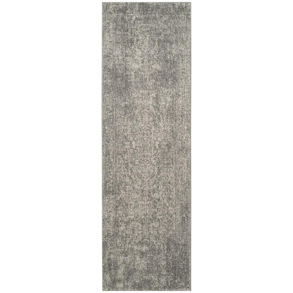 EVOKE, SILVER / IVORY, 2'-2" X 7', Area Rug, EVK256S-27. Picture 1