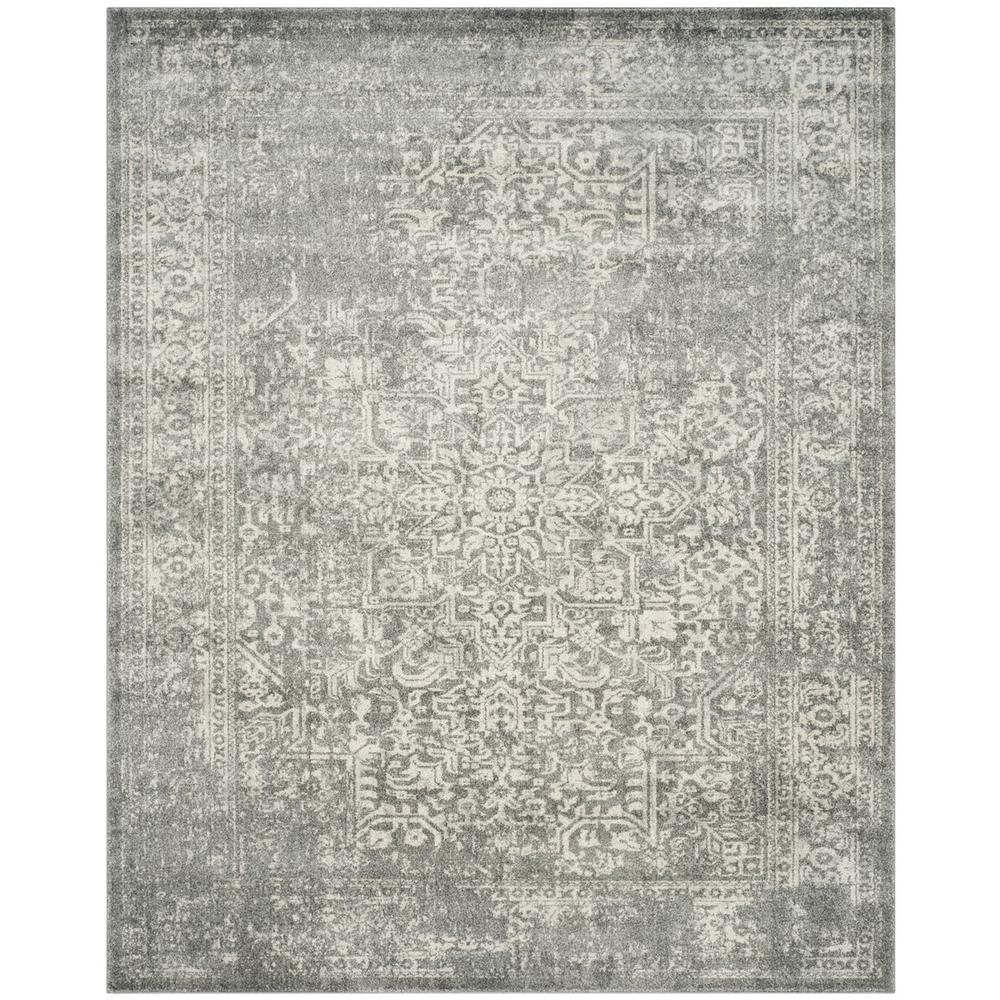 EVOKE, SILVER / IVORY, 8' X 10', Area Rug, EVK256S-8. Picture 1