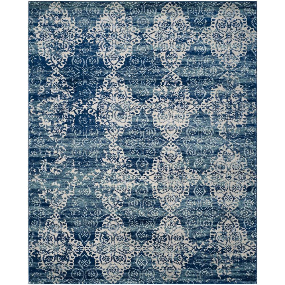 EVOKE, ROYAL / IVORY, 8' X 10', Area Rug, EVK266F-8. Picture 1