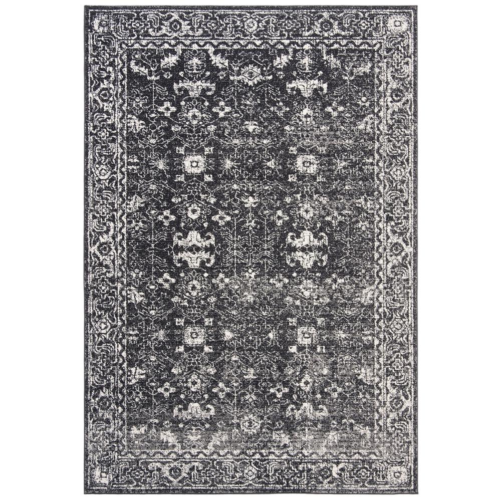EVOKE, CHARCOAL / IVORY, 5'-1" X 7'-6", Area Rug. Picture 1
