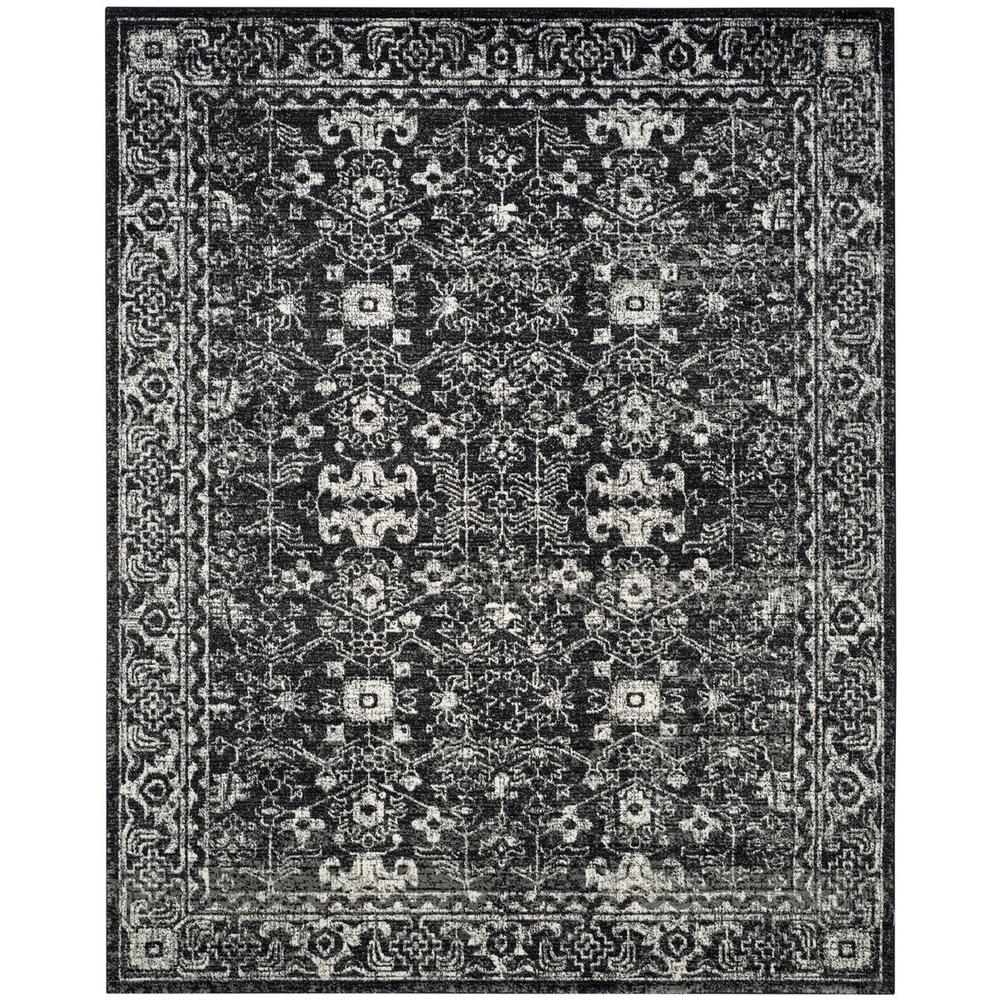 EVOKE, CHARCOAL / IVORY, 8' X 10', Area Rug. Picture 1
