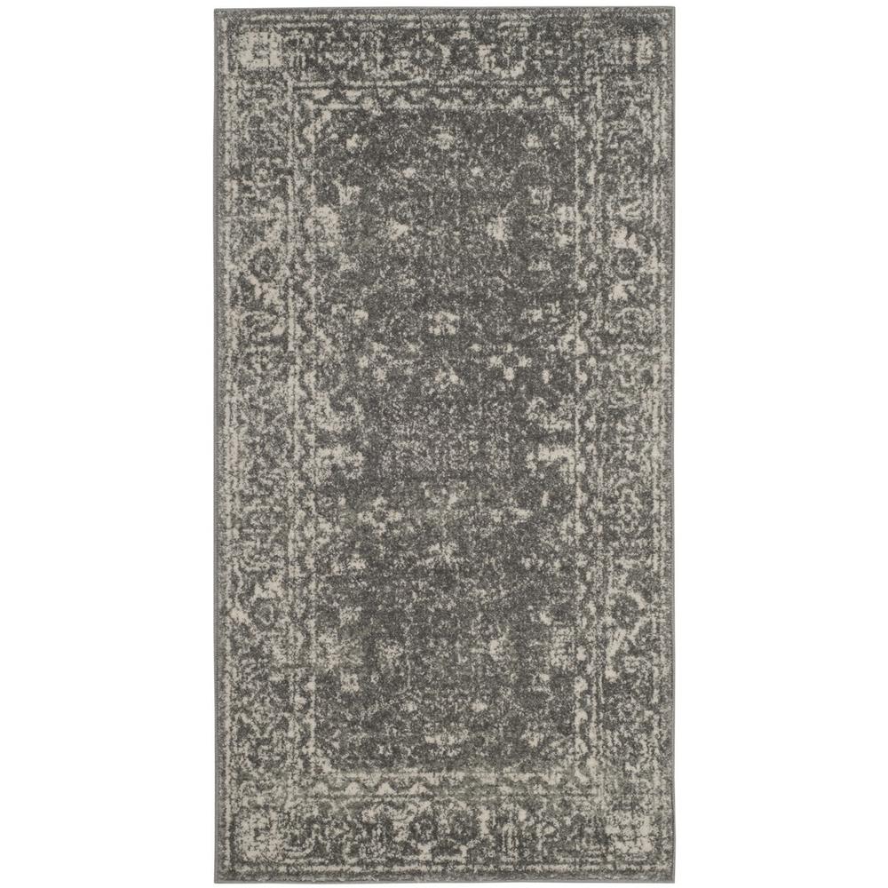 EVOKE, GREY / IVORY, 2'-2" X 4', Area Rug, EVK270S-24. Picture 1
