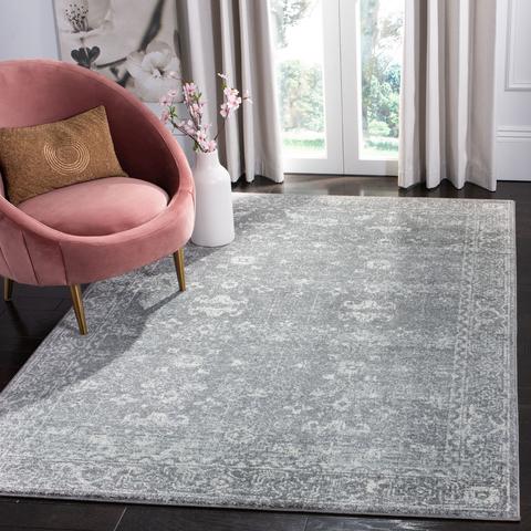 EVOKE, GREY / IVORY, 9' X 12', Area Rug, EVK270S-9. Picture 3