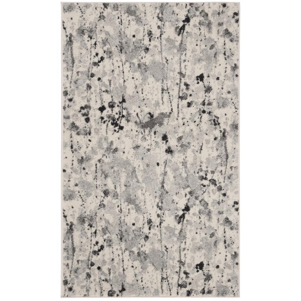 EVOKE, IVORY / GREY, 3' X 5', Area Rug, EVK284F-3. Picture 1