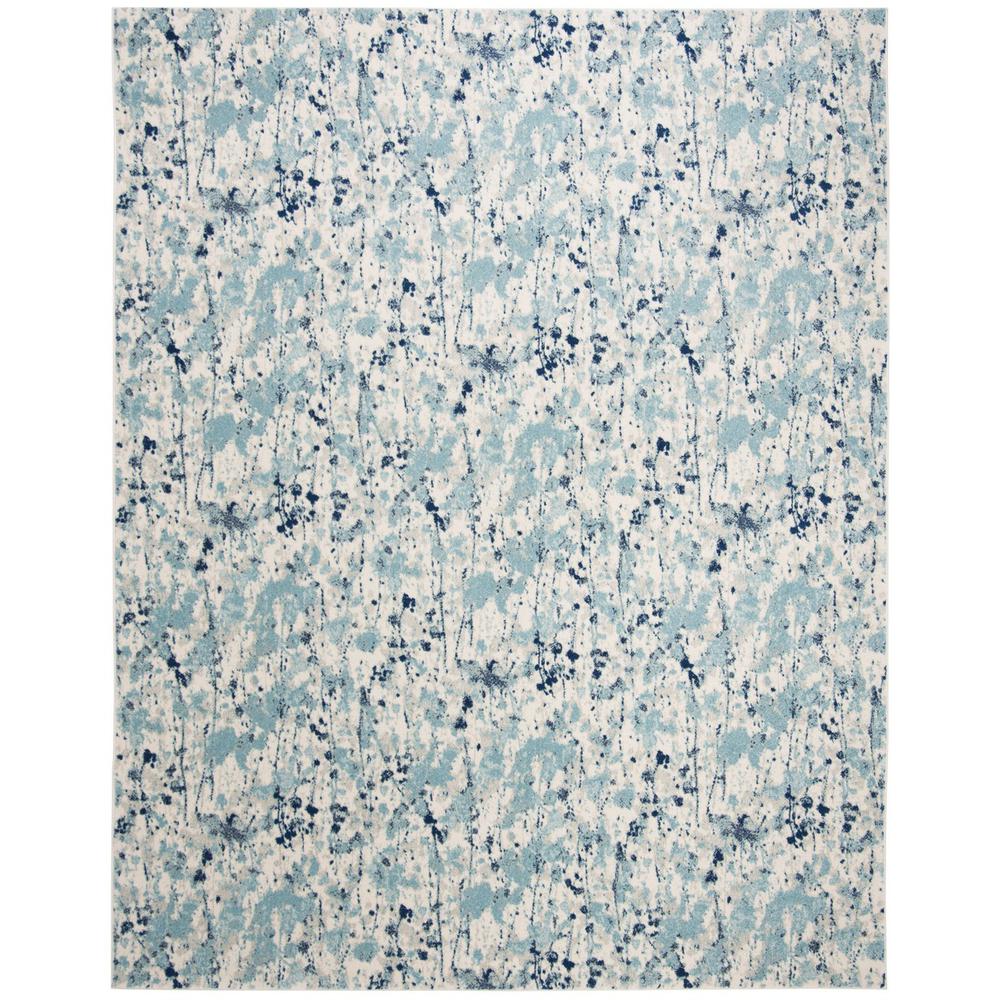 EVOKE, IVORY / BLUE, 8' X 10', Area Rug, EVK284M-8. Picture 1