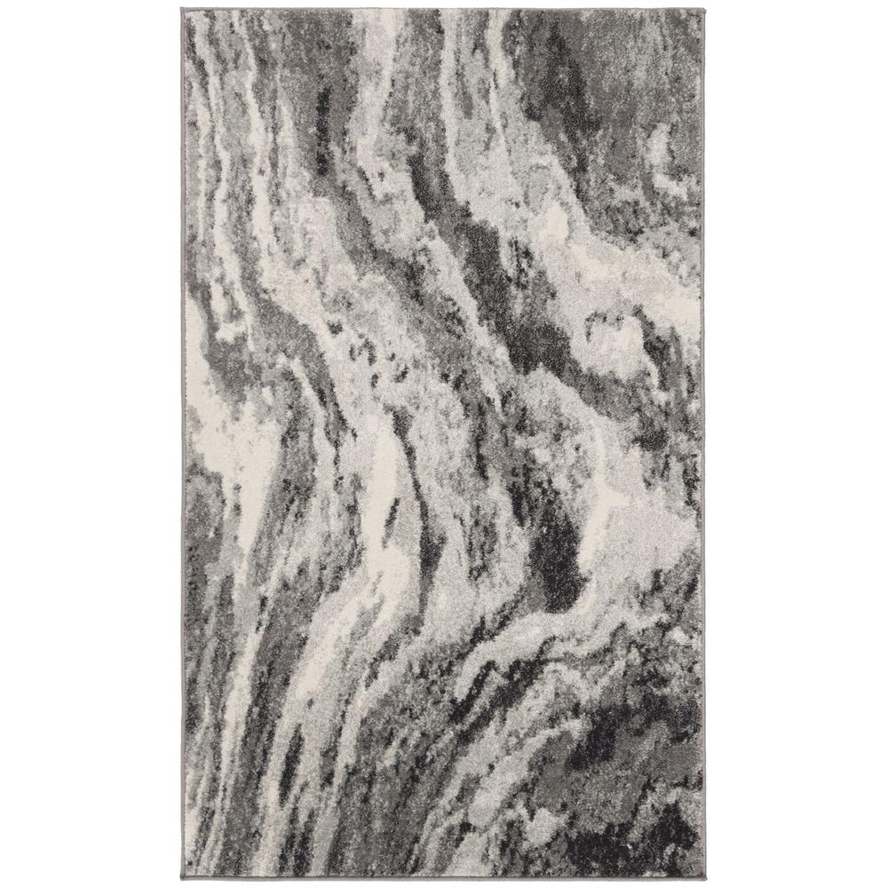 EVOKE, IVORY / GREY, 3' X 5', Area Rug, EVK285F-3. Picture 1