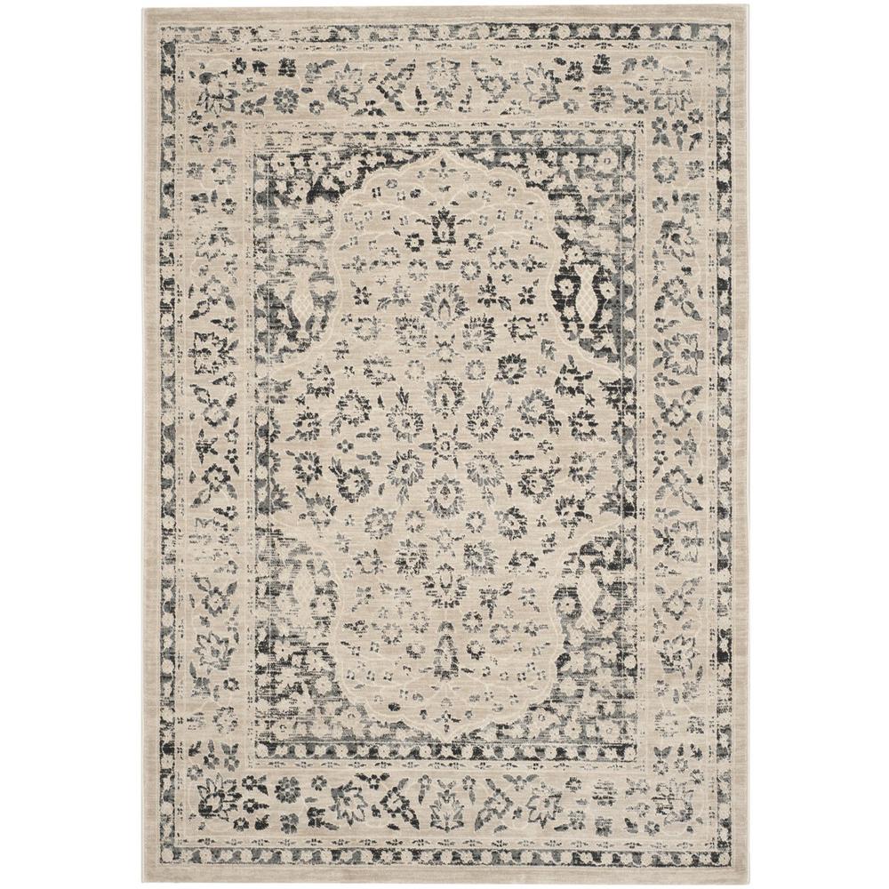 EVOKE, BEIGE / BLUE, 4' X 6', Area Rug, EVK508C-4. Picture 1