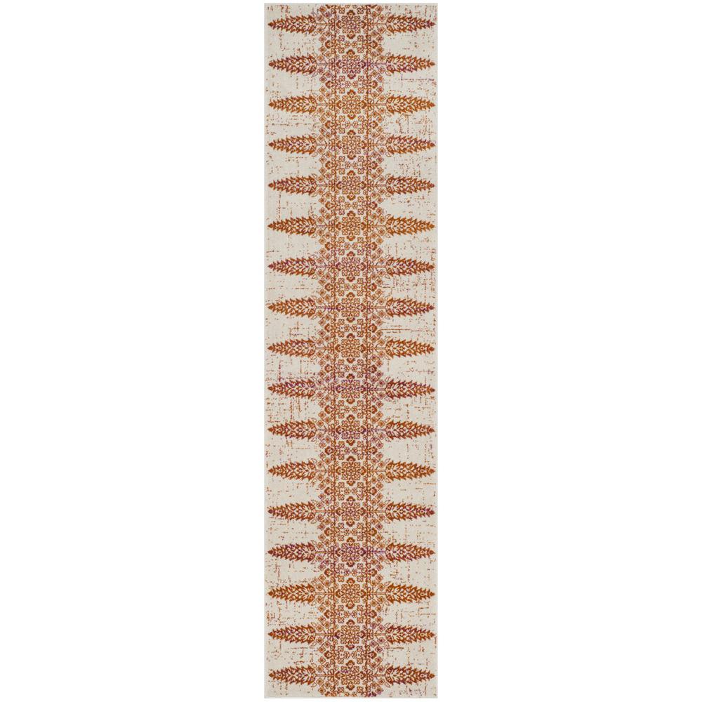 EVOKE, IVORY / GOLD, 2' X 8', Area Rug. Picture 1