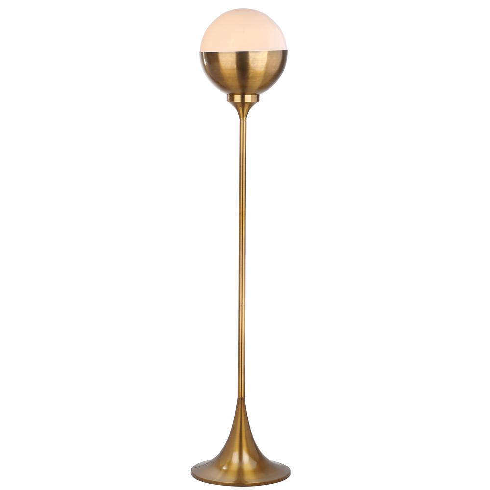 Renato 63.5-Inch H Floor Lamp, Brass Gold. Picture 5