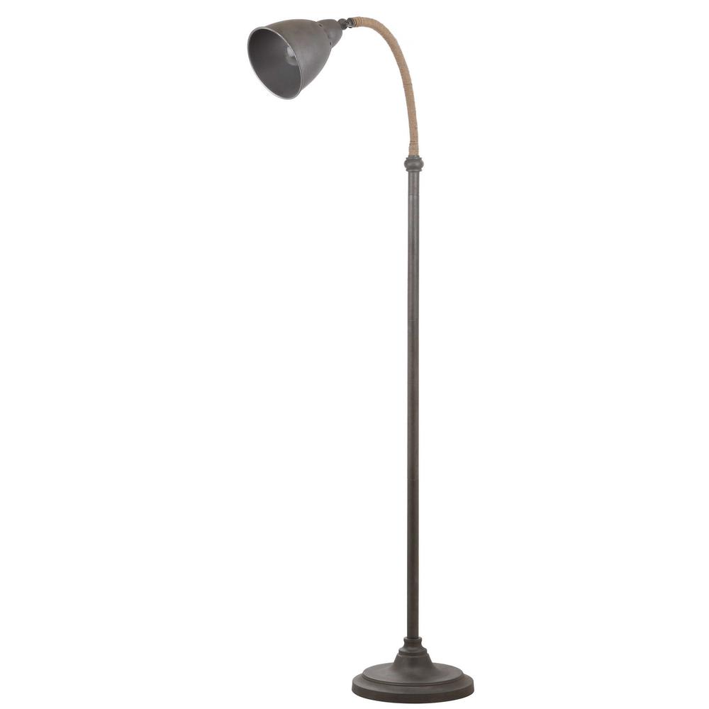 Naldo 60-Inch H Floor Lamp, Dark Grey. Picture 3