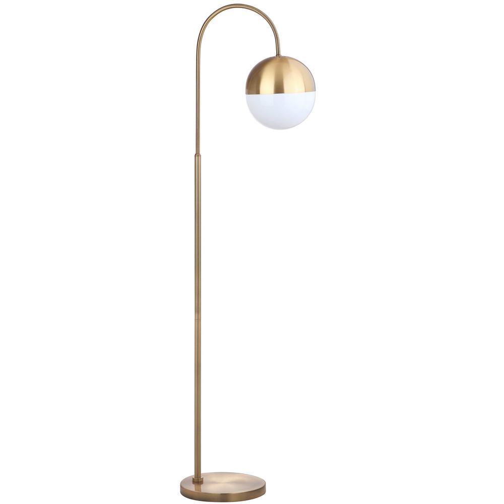 Jonas 55.5-Inch H Floor Lamp, Brass Gold. Picture 3
