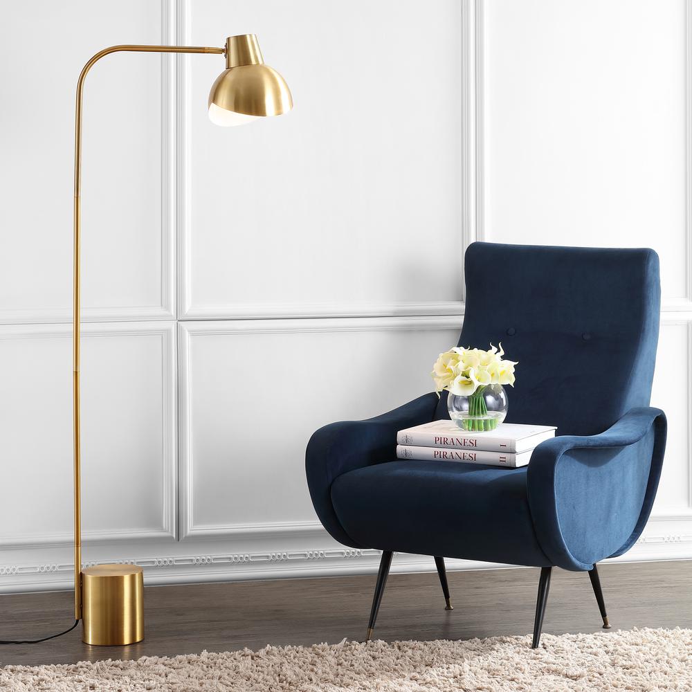 Violetta Floor Lamp, Brass Gold. Picture 4