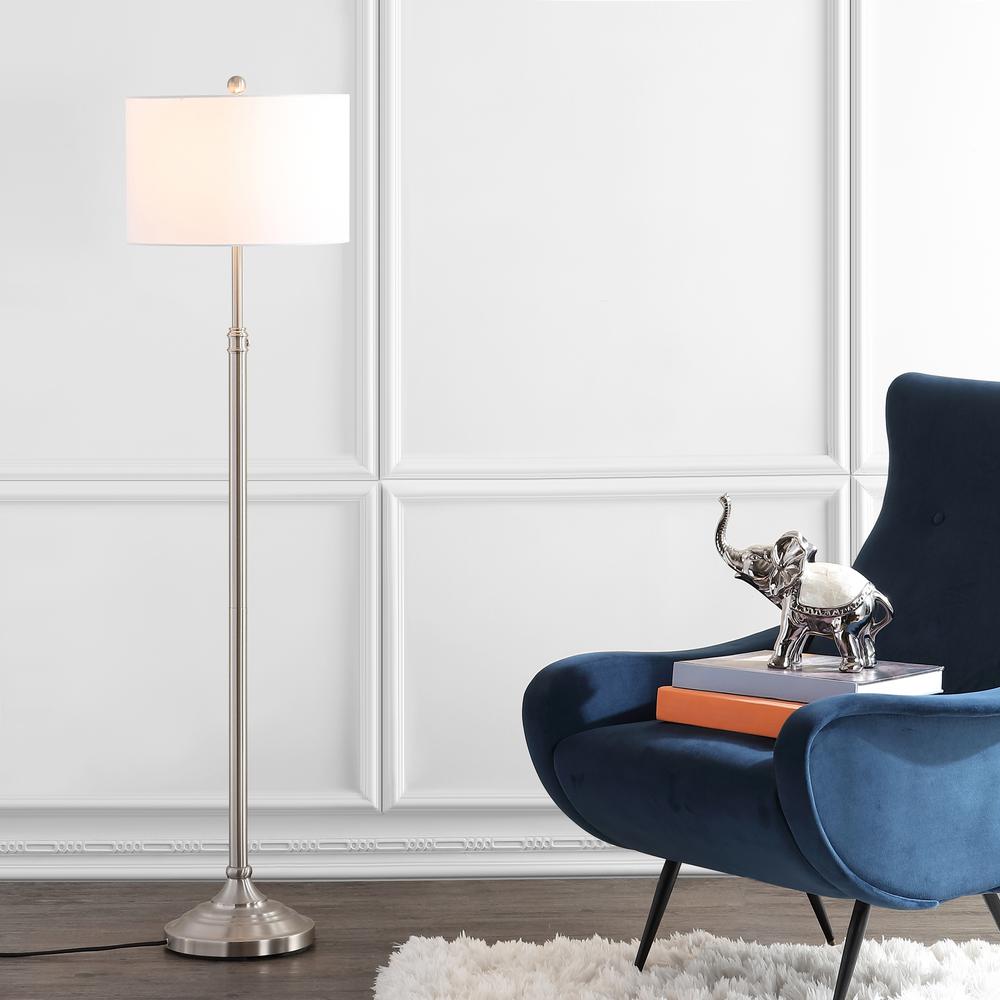Leeland Floor Lamp, Brush Nickel. Picture 3
