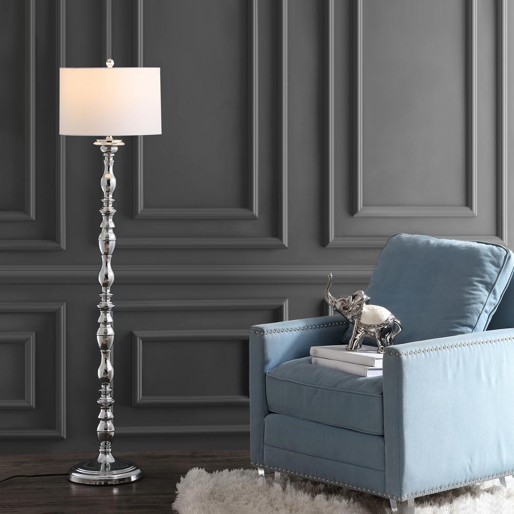 Wilhelmina Floor Lamp, Chrome. Picture 3