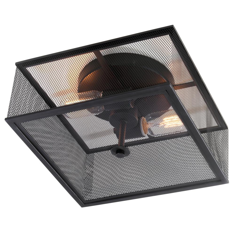 Hagan Flush Mount, Black. Picture 3