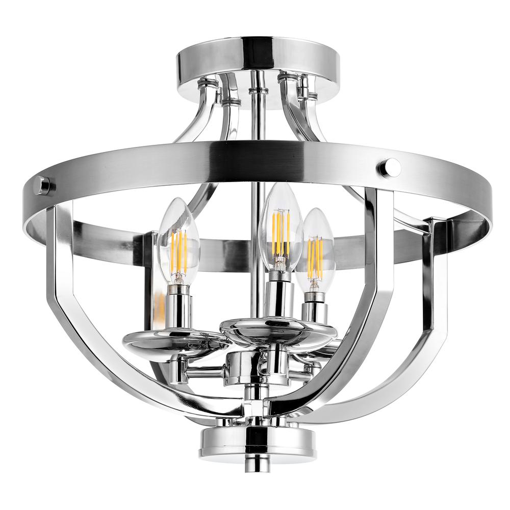 Vanda Flush Mount, Nickel Brass. Picture 3