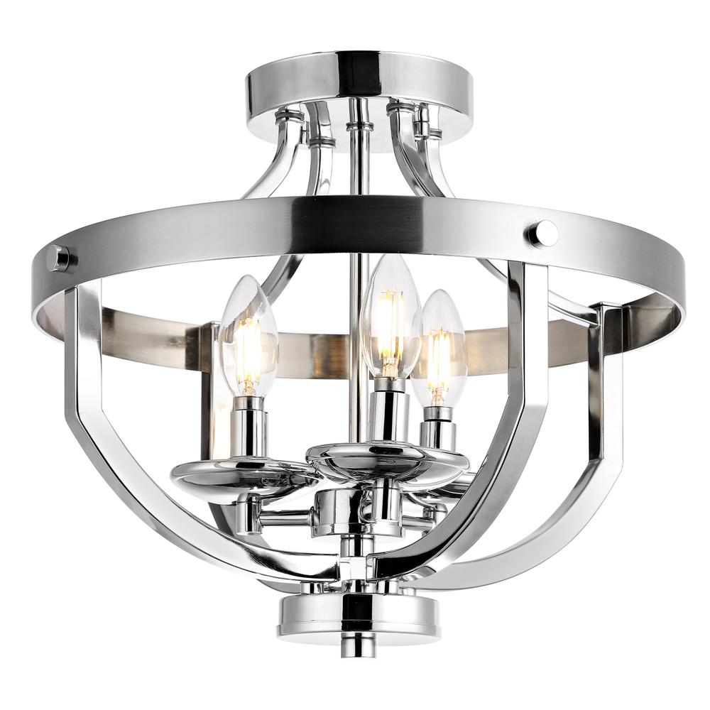 Vanda Flush Mount, Nickel Brass. Picture 5