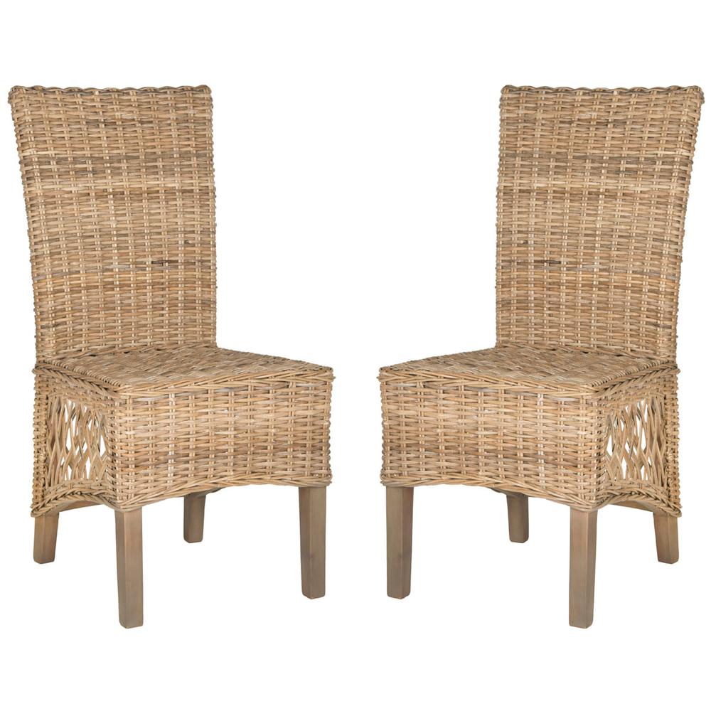 SUMATRA 19''H RATTAN SIDE CHAIR. Picture 1