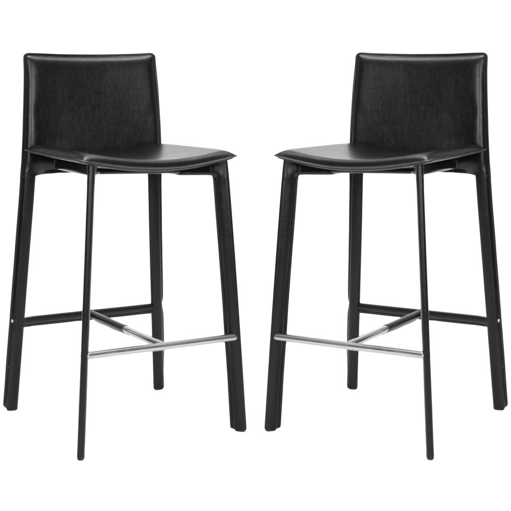 JANET 28.5" H BAR STOOL (SET OF 2), FOX2004B-SET2. Picture 1