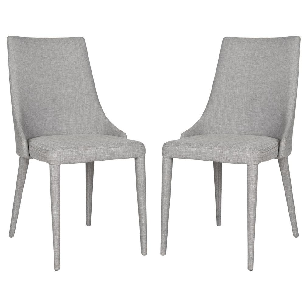 SUMMERSET 19''H LINEN SIDE CHAIR, FOX2014G-SET2. Picture 1