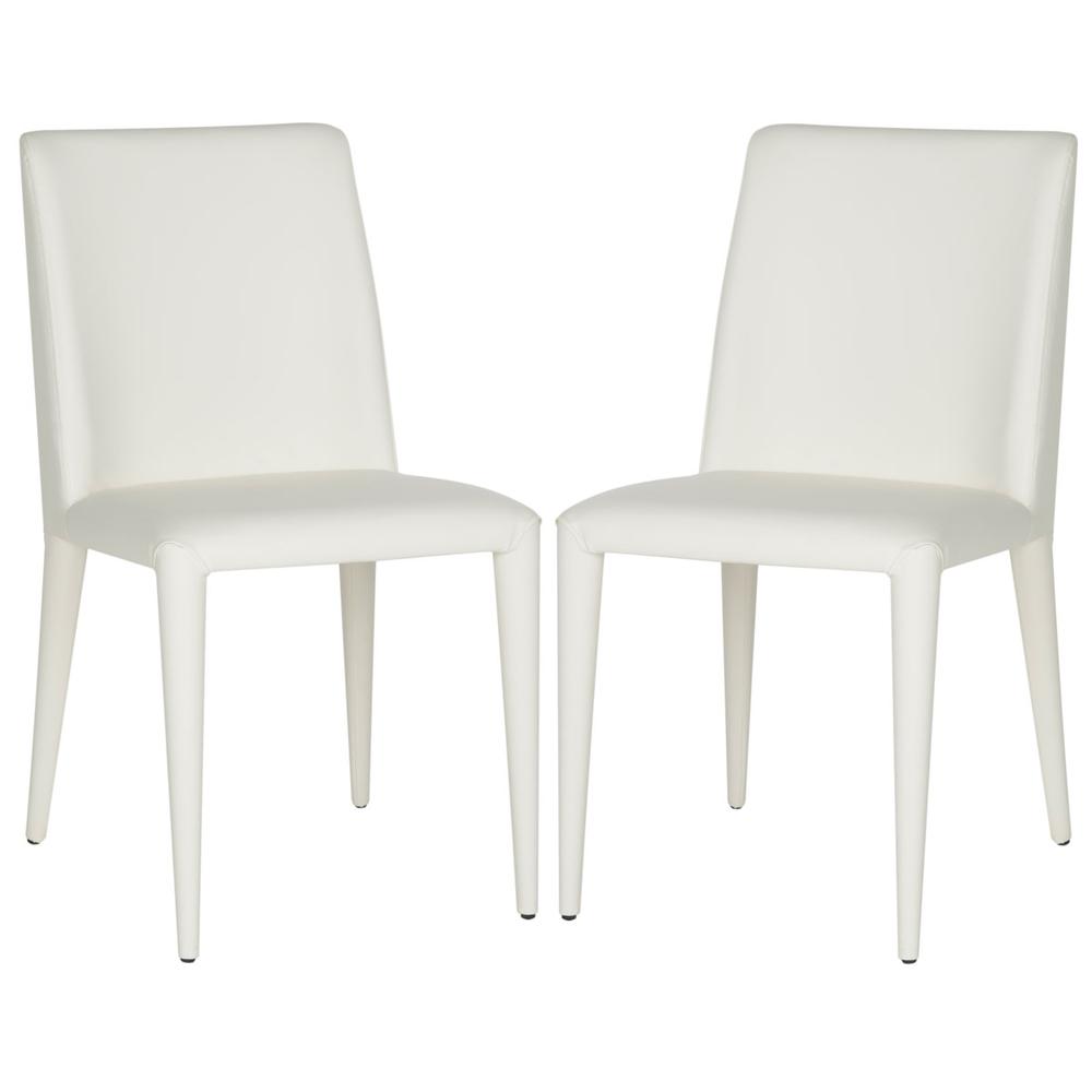 GARRETSON 18'' LEATHER SIDE CHAIR, FOX2019A-SET2. Picture 1