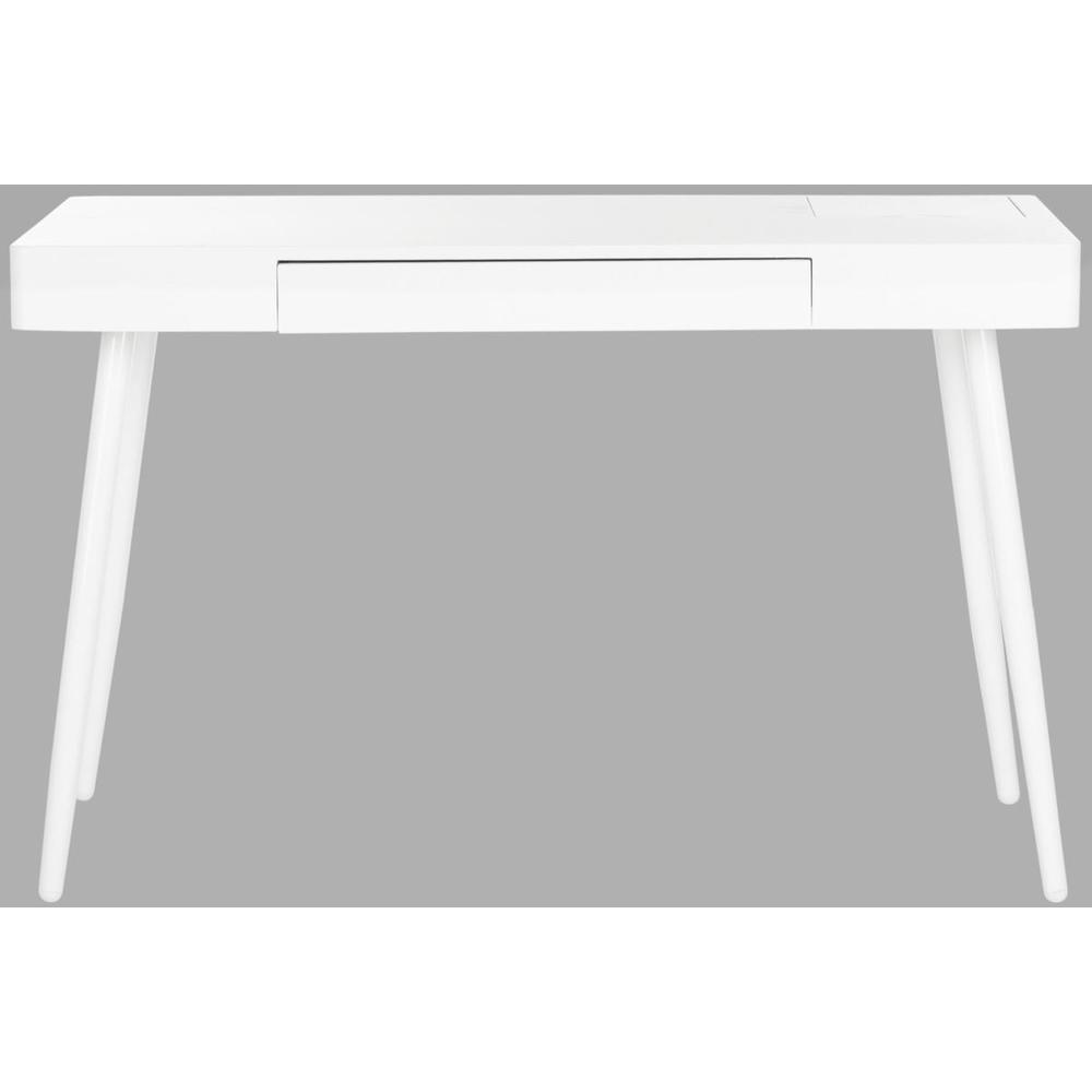 FADRI MID CENTURY SCANDINAVIAN ONE DRAWER DESK. Picture 1