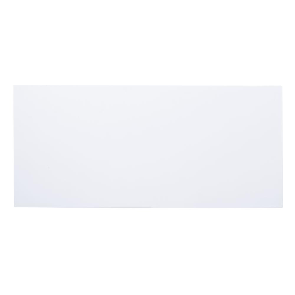 Pine Two Drawer Desk, White/Gold. Picture 11
